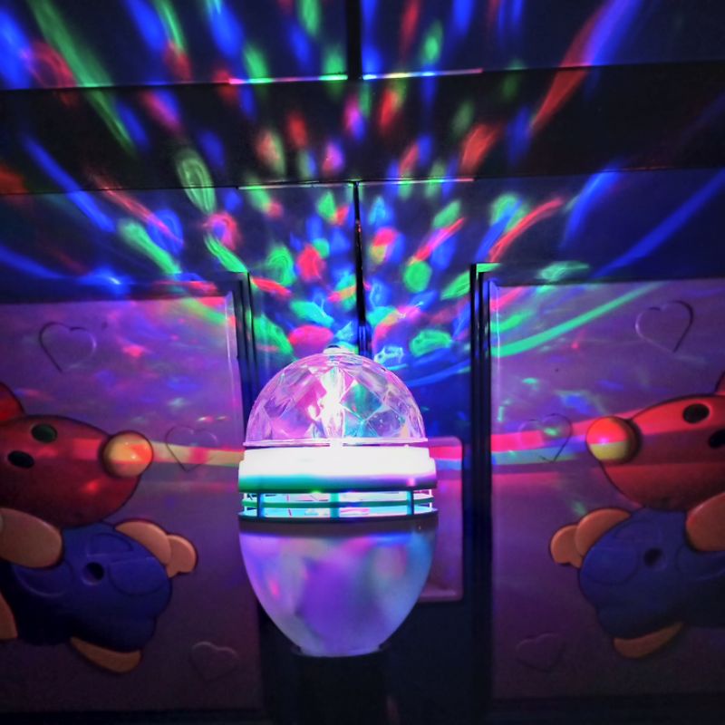 Lampu disco putar lampu led disco berputar