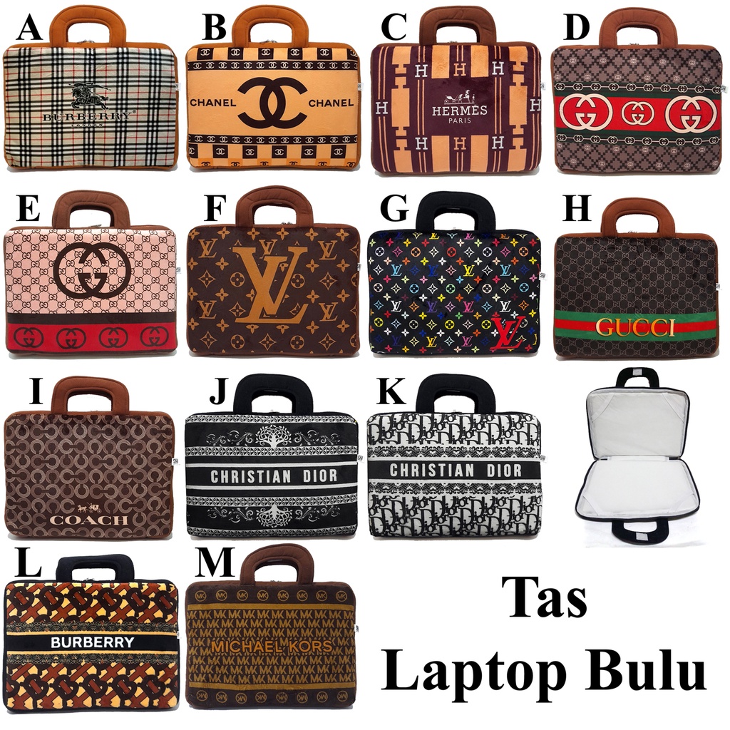 Tas Laptop BB Bulu Note book Notebook 14 inch Printing