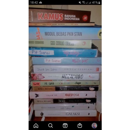 PRELOVED NOVEL SECOND MURAH WATTPAD HOROR FANTASI QUOTES
