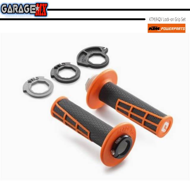LOCK ON GRIP SET ODI KTM POWERPARTS. HANDGRIP ODI KTM.HAND GRIP KTM ORIGINAL.