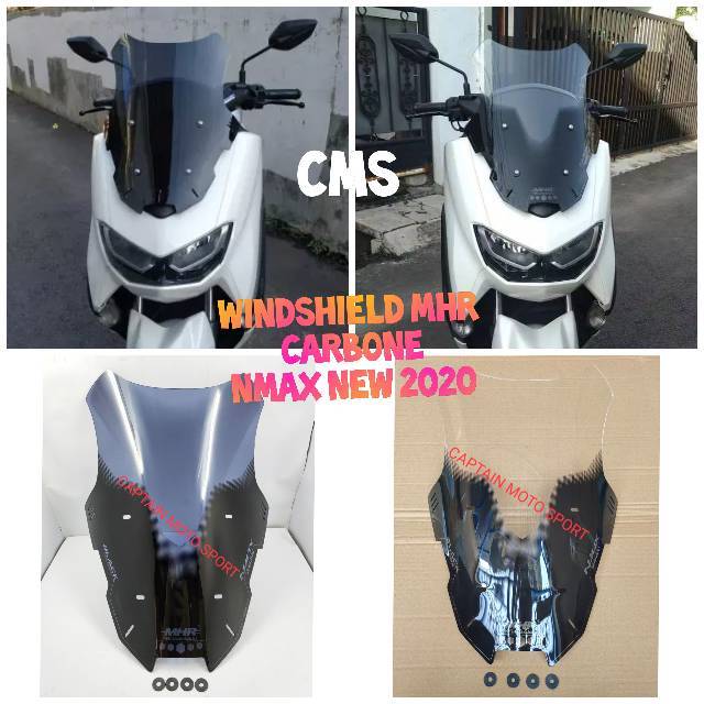 WINDSHIELD OCITO CARBONE MHR YAMAHA NMAX NEW 2020-2023