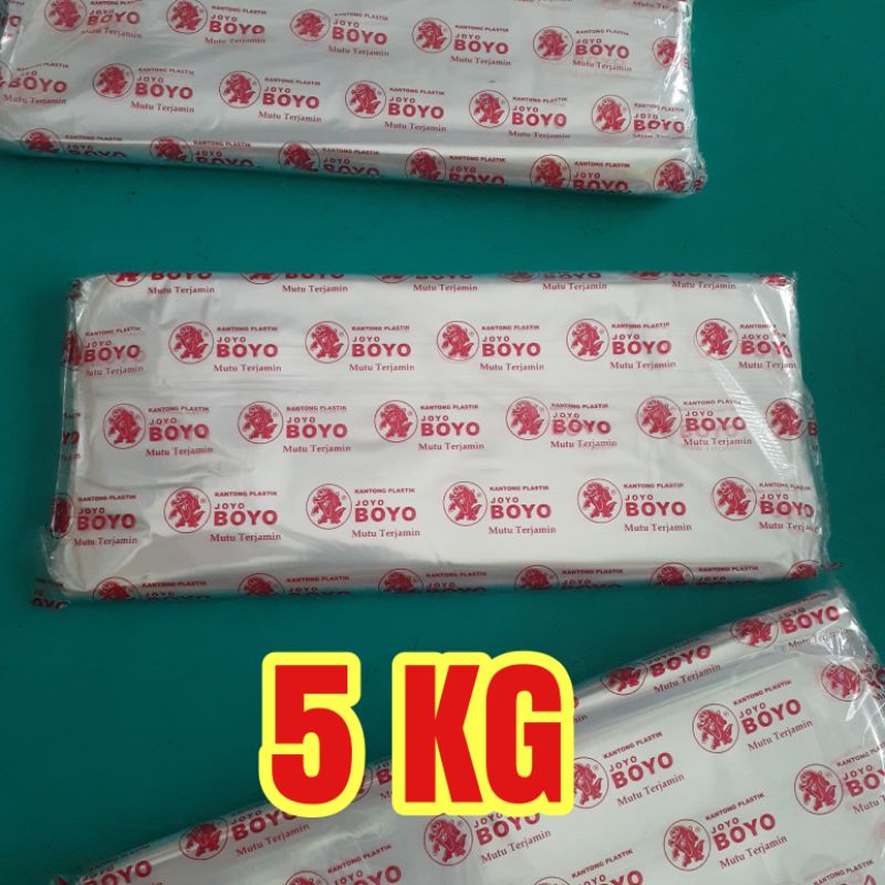 KANTONG PLASTIK BOYO 5 KG BENING PLATIK PIRING JAJAN ULANG TAHUN
