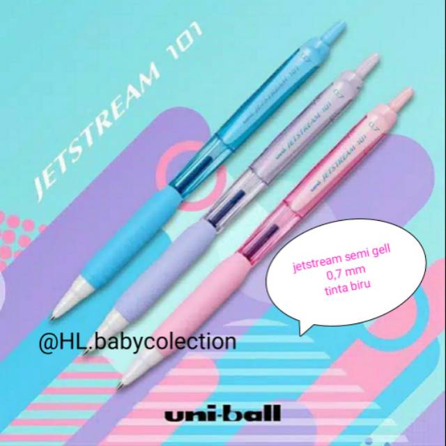

UNI Jetstream best seller product semi gell 0.7mm cover fancy colour