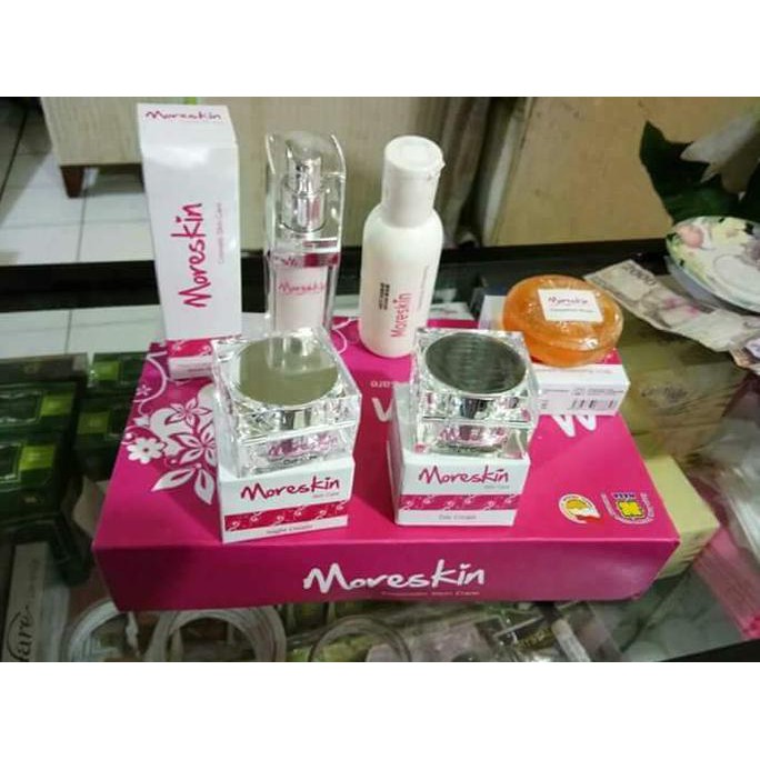 MORESKIN PAKET/ PRODUK KECANTIKAN /AGEN RESMI  NASA BANDUNG TERLENGKAP