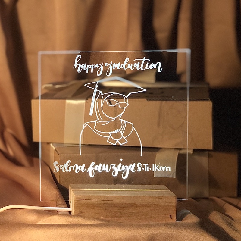 

Acrylic lettering lamp