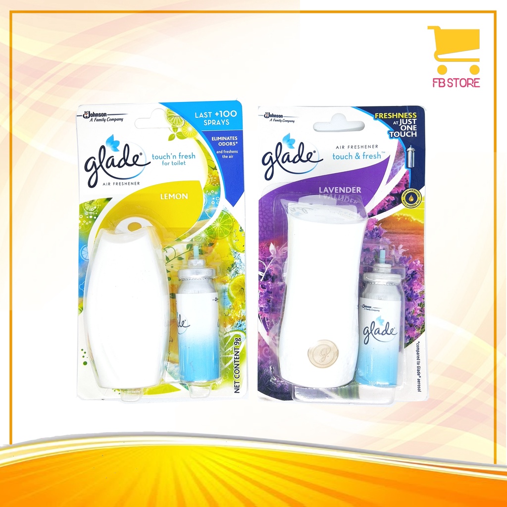 Jual Glade Air Freshener Touch N Fresh For Toilet 9g Shopee Indonesia