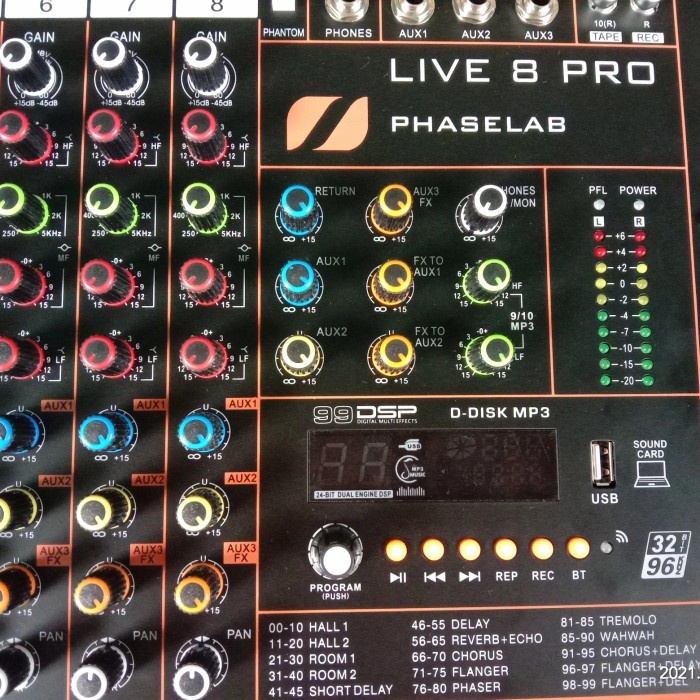 Mixer Phaselab Live 8 pro 8chanel