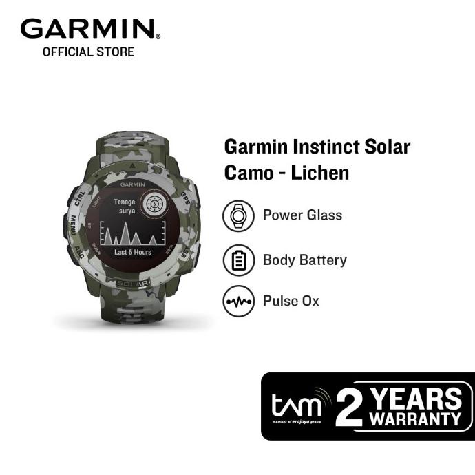 Garmin Instinct Solar Camo Lichen