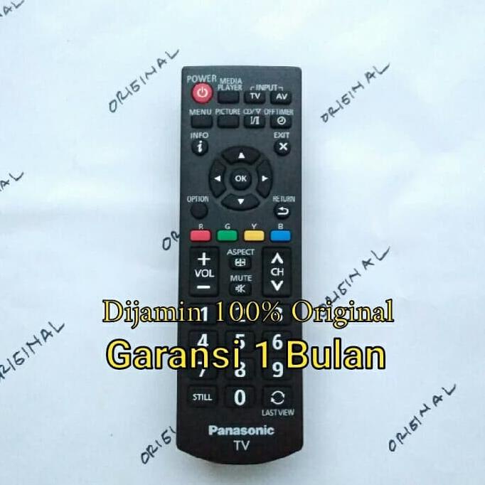 Remot Remote TV Panasonic Original LED LCD Ori Asli