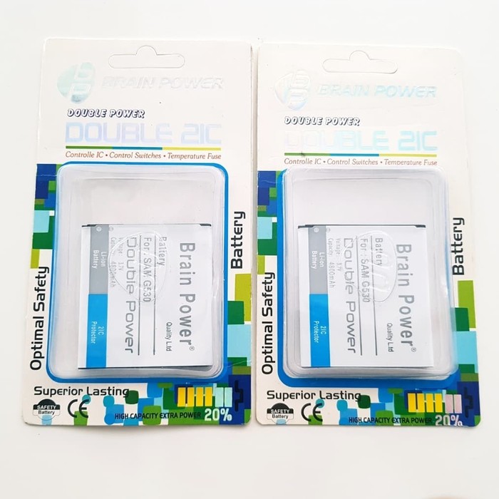 [ COD ] Battery Baterai Batre Samsung G530 J2 PRIME / Batre Samsung J3 2016 J2 J5 Double Power 2IC