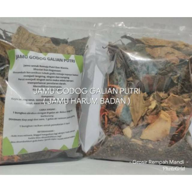 

JAMU GODOG GALIAN PUTRI ( JAMU HARUM BADAN & LANCAR HAID )