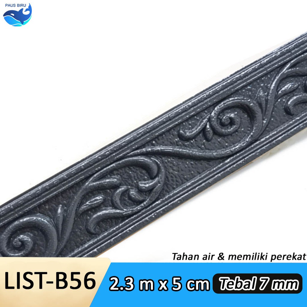 Wallpaper List Foam Wallborder Foam 3D / Wall Border List / List dinding 3D 2.3 Meter-LIST B56