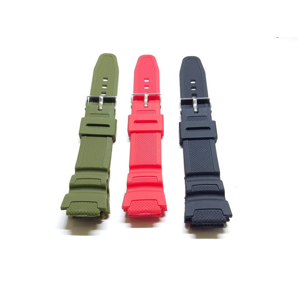 RUBBER STRAP TALI JAM TANGAN CASIO AE-1000 AE-1100 W-S200 TALI CASIO