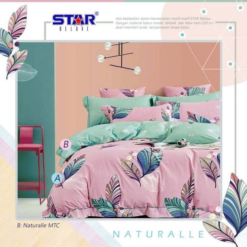 Sprei Set Star Deluxe Naturalle
