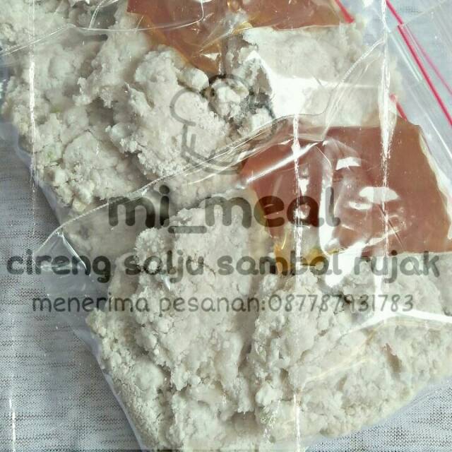 Cireng salju sambal rujak