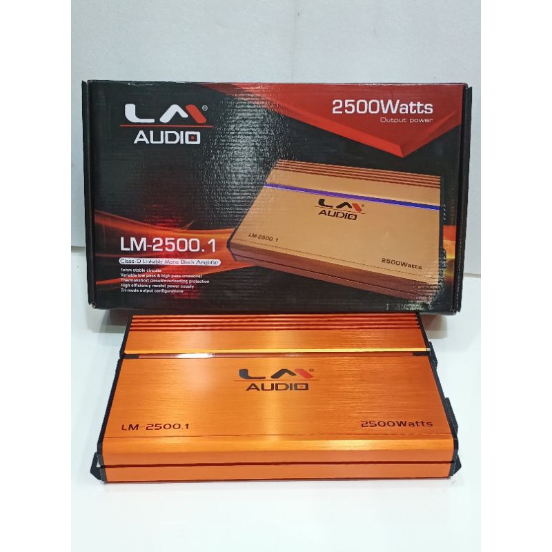 Power Monoblok LM 2500.1 Audio mobil Amplifier LM 2500.1