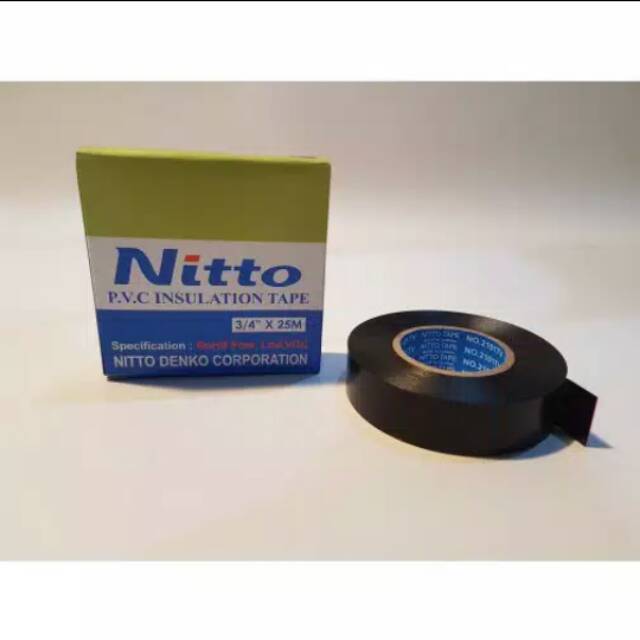 Solasi Nitto | Solasi kabel | Lakban kabel | Lakban hitam