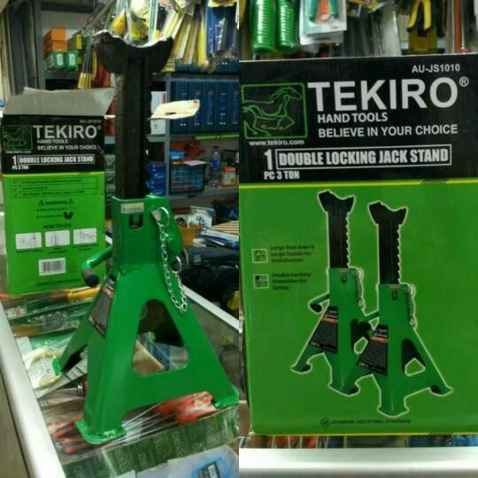 TEKIRO Jack Stand 3 Ton (Double Locking) # 2 Pc Tahanan Mobil 3 Ton