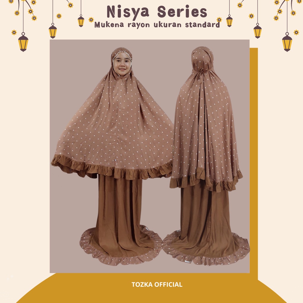 Mukena Nisya series I Mukena rayon I Ukuran standard