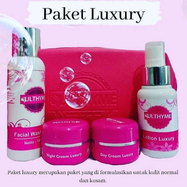 Ulthyme skincare paket luxury