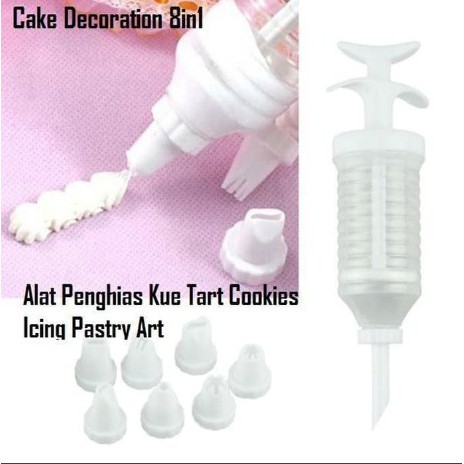 Cake Decoration 8 in 1 Pen Penghias Kue Tart Cookies