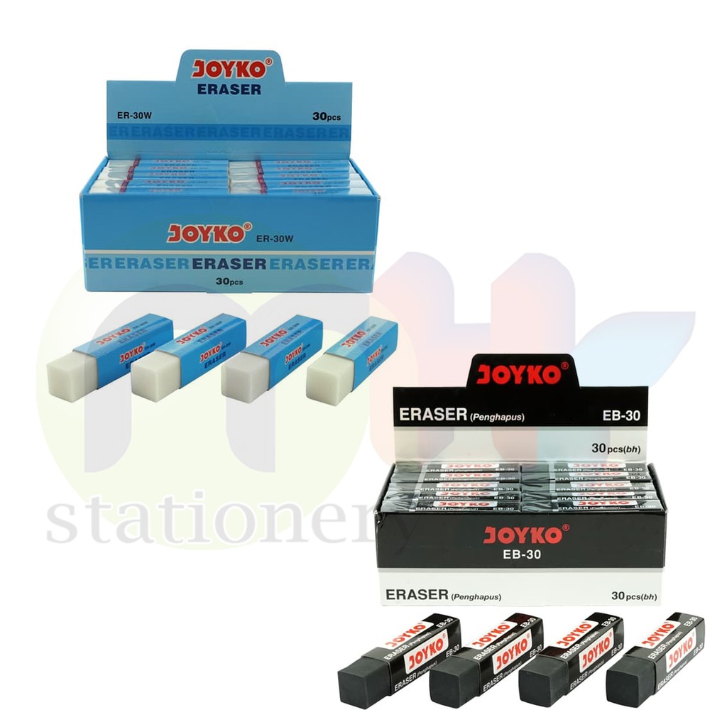 

Eraser Penghapus Joyko 1 Box 30 Pcs / ER-30W / EB-30