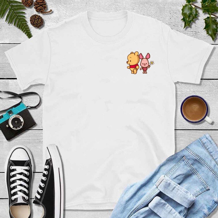 MYSTIQUE.ID-BAJU KAOS WIN*NIE THE PO*OH &amp; PIG*LET T-SHIRT LUCU DAN AESTHETIC