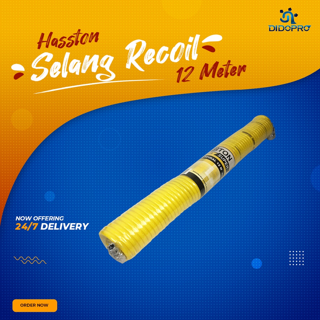 Selang Kompresor / Selang Angin / Recoil Hose 12M Hasston Prohex