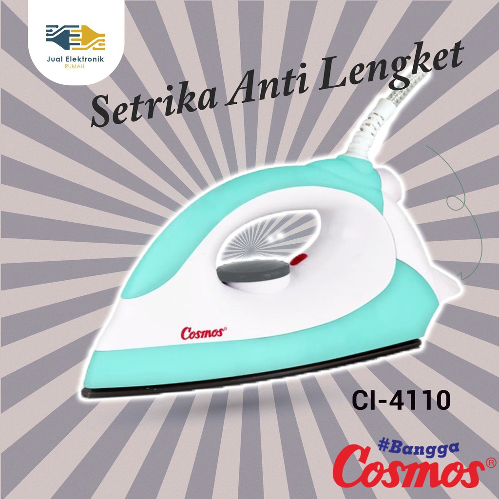 Cosmos Setrika Non Stick Soleplate CI-4110 N promo terbaru