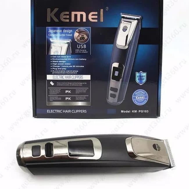 Clipper Kemei PG 103 Alat Mesin Cukur Rambut Kumis Jenggot KM 103 KG