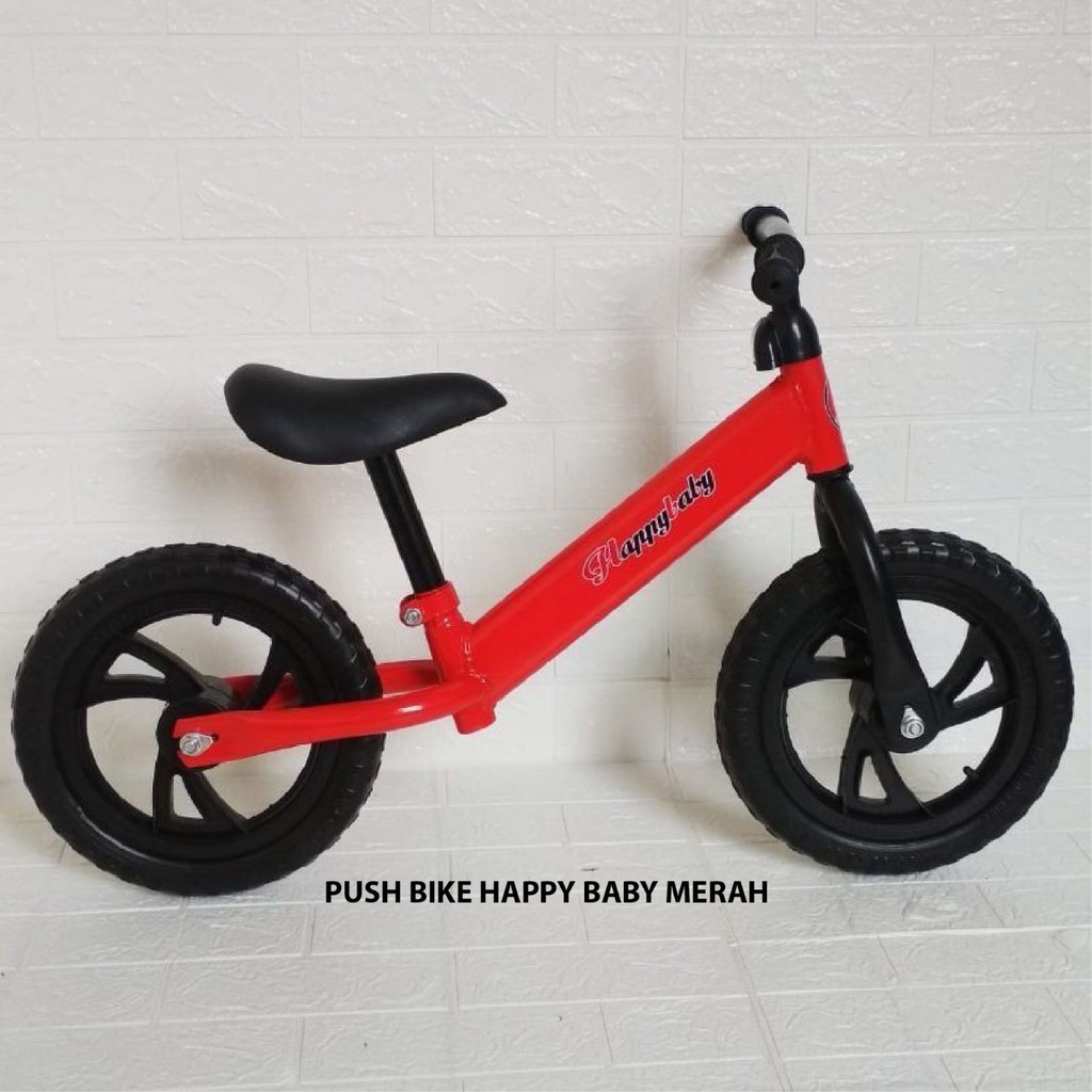 Sepeda Anak Pushbike Push Bike Balance Keseimbangan Evergreen Tanpa Pedal Bonus helm deker pelindung-6