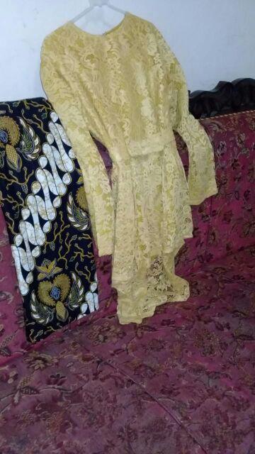 Atika Set Batik Brokat, Fit L-xl