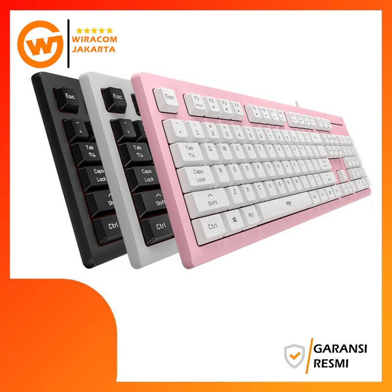 Aigo darkFlash V600 - Fullsize 104 Keys Wired Membrane Gaming Keyboard