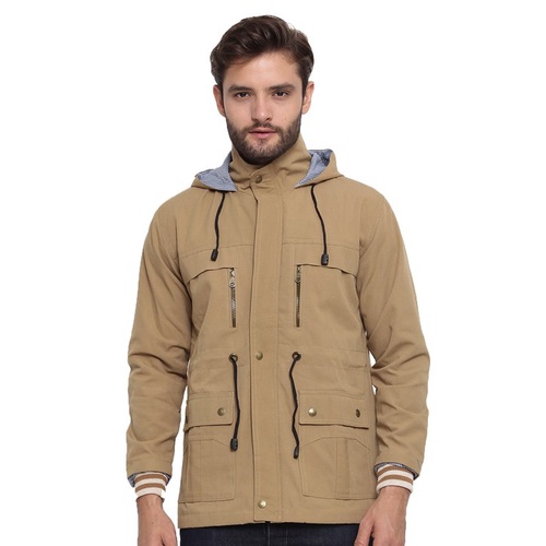 JAKET KANVAS COKLAT PREMIUM JACKET OUTDOOR ORIGINAL JAVA SEVEN 02