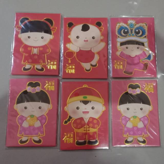 

Angpao Imlek Netral 6 pcs / Angpao / Kertas Angpao Imlek / Angpao Xincia