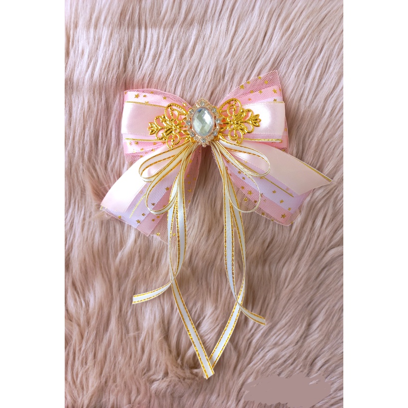 korean ribbon brooch // pita lightstick // limited edition