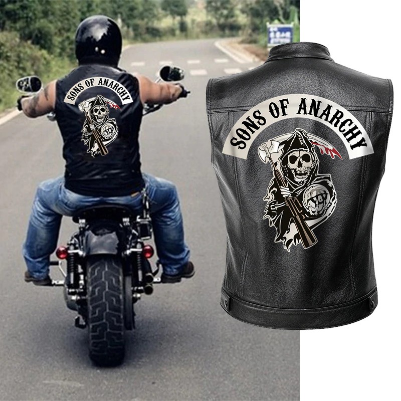 leather sons of anarchy vest