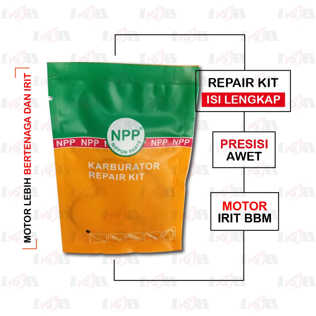 NPP RepairKit Karburator Vario 110 Techno Parkit Carbu Daleman Karbu Set