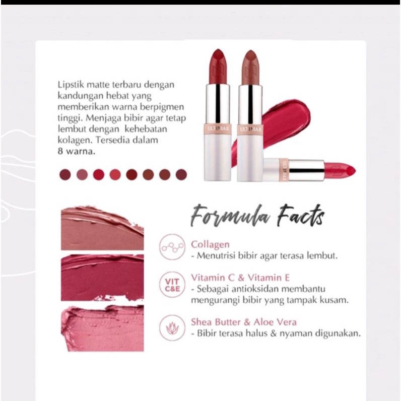 DELICATE lipstik mate ULTIMA II