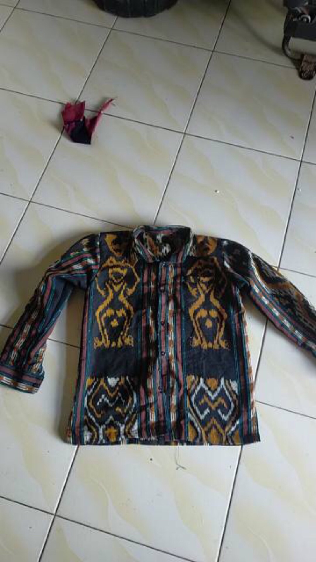 Baju Set Couple Tenun Pria Wanita Etnik Troso Jepara - Baju Tenun Couple - Baju Couple Prewedding 02
