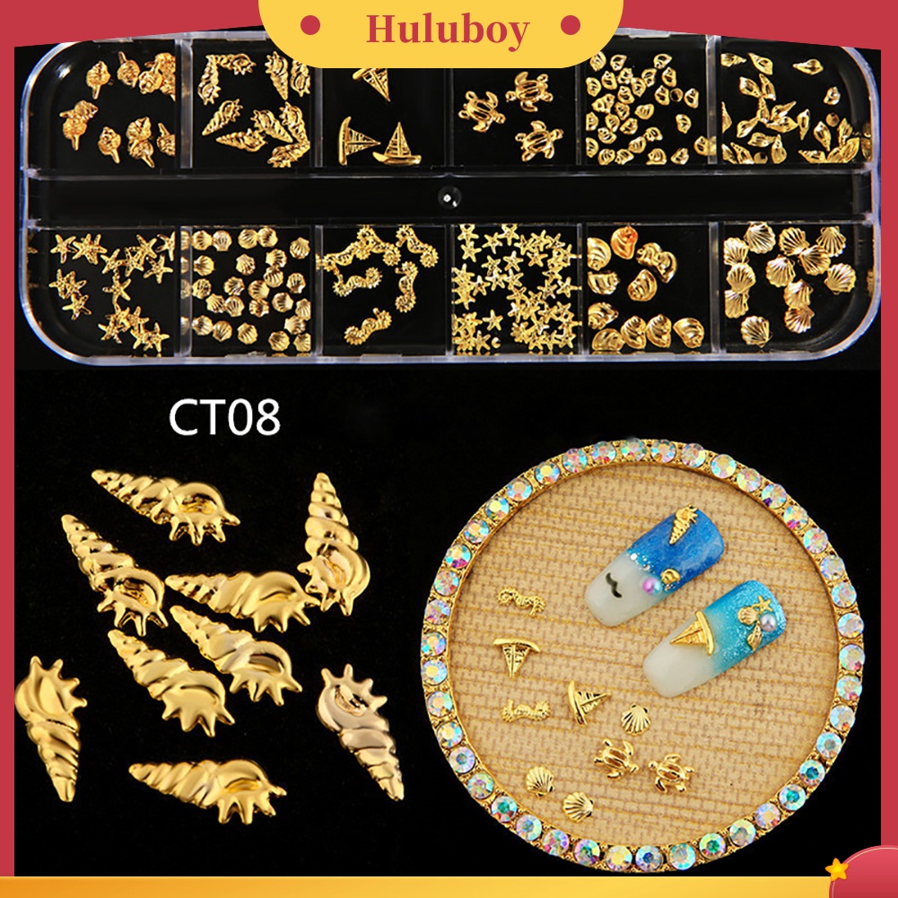 Huluboy Huluboy♡ Payet Berlian Imitasi Berkilau Untuk Dekorasi Manicure DIY