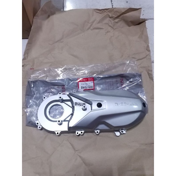 blok bak otomatis kover CVT cover L side SILVER model tanpa slah slahan honda ALL NEW SCOOPY 2021 LE
