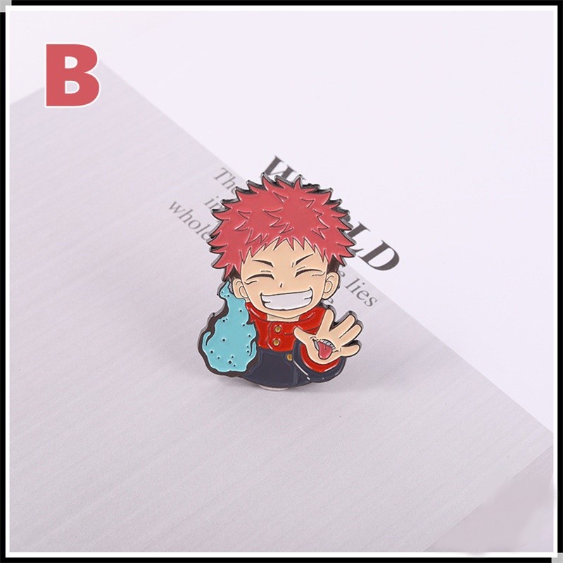 JK007 – Brooch Bros Anime Cosplay Jujutsu Kaisen Satoru Gojo Yuji Itadori