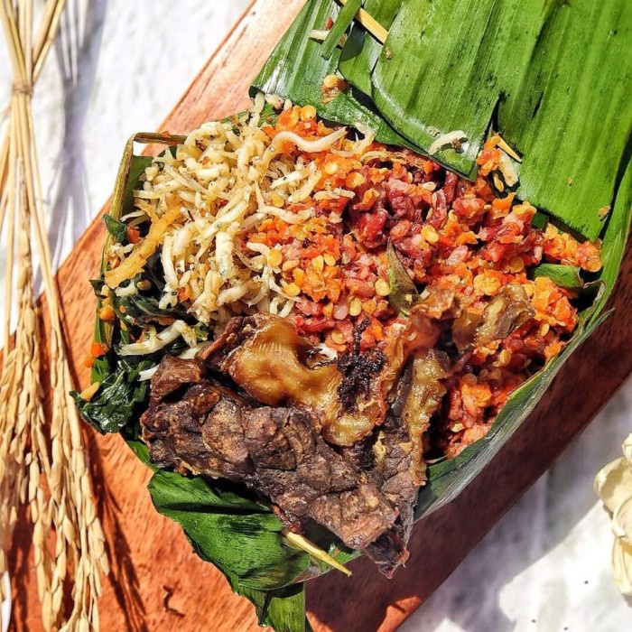 

f0fjhubfe00 Nasi Bakar Paru Teri Tersedia Level Pedas Biasa/Sedang/Mampus - Pedas Biasa DsGk