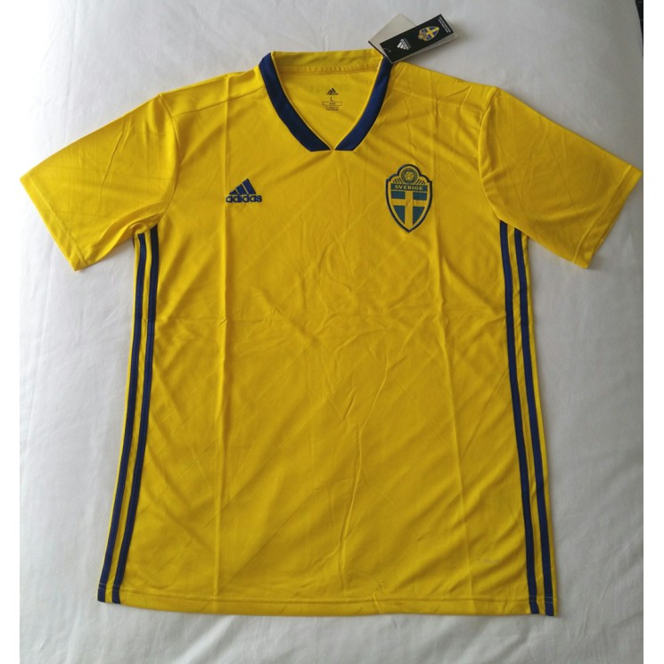 Hot Promo Jersey Sweden Home Swedia Home World Cup 2018 Grade Ori