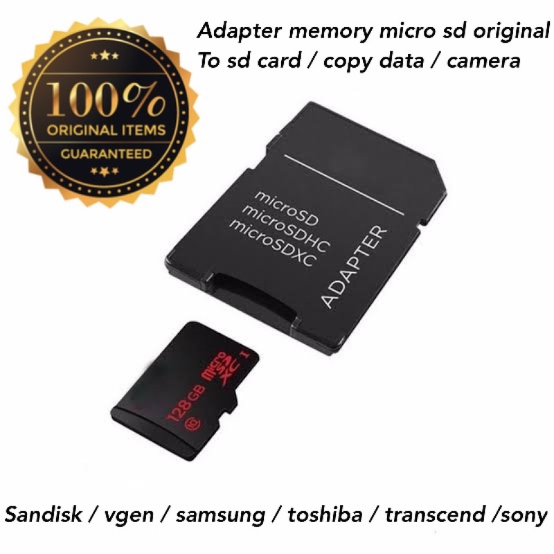 PROMO ADAPTER MICRO SD MEMORY CARD UNIVERSAL ALL BRAND COMPATIBLE HIGH SPEED COPY DATA