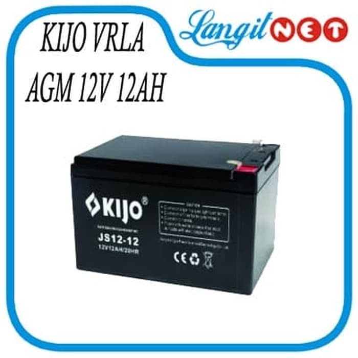 KIJO VRLA AGM 12V 12AH JS12-12 BATTERY DEEP CYCLE