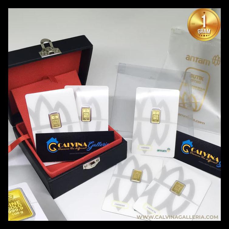 Emas Antam 1 Gram Logam Mulia New Press Bersertifikat Asli Terjamin