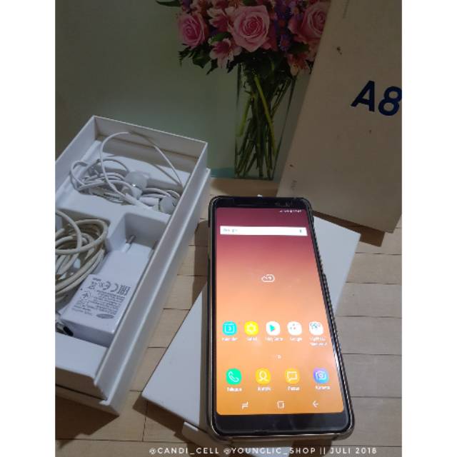 Second ori samsung A8 2018