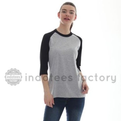 Raglan Wanita Body Misty Lengan 3/4